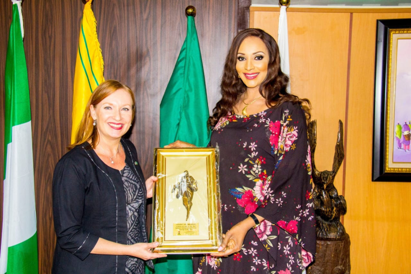 Amb. Bianca Odumegwu-Ojukwu  received in audience, the Ambassador of Finland to Nigeria, H.E. Sanna &hellip;