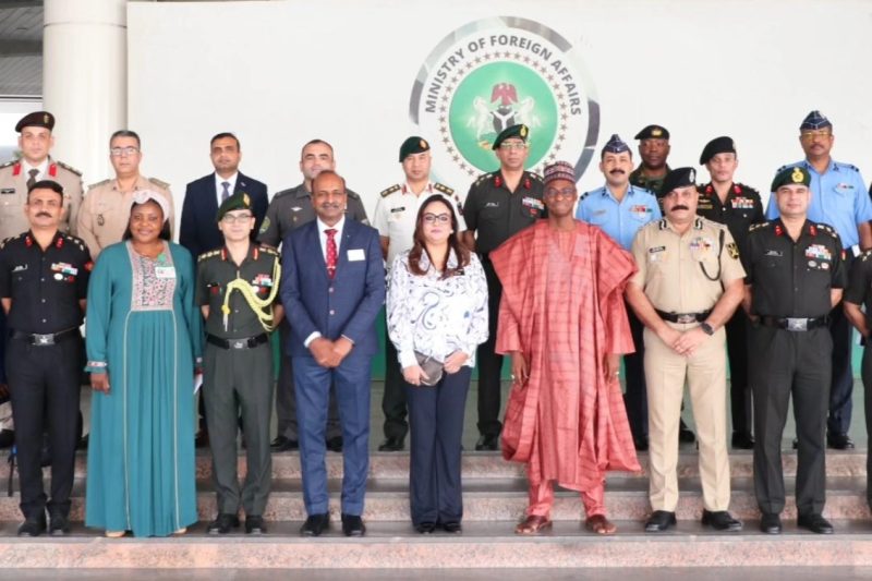Amb. Dunoma Umar Ahmed, received a delegation of participants from Course 66th of the National Defen&hellip;