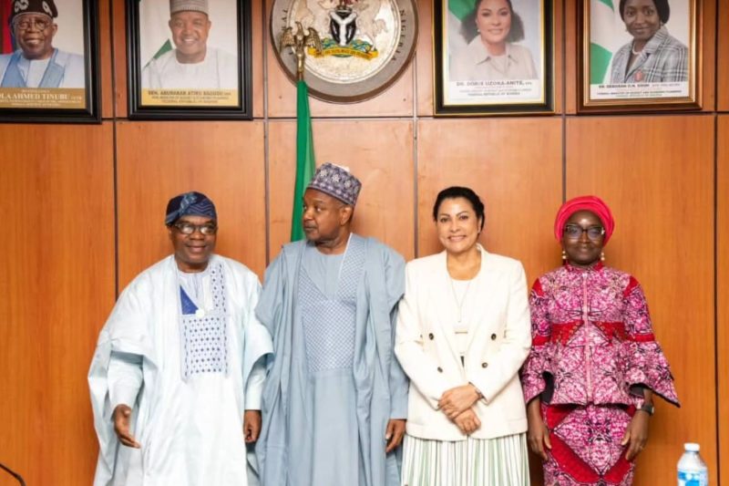 Ambassador Sola Enikanolaiye, paid a courtesy call on His Excellency Senator Abubakar Atiku Bagudu, &hellip;