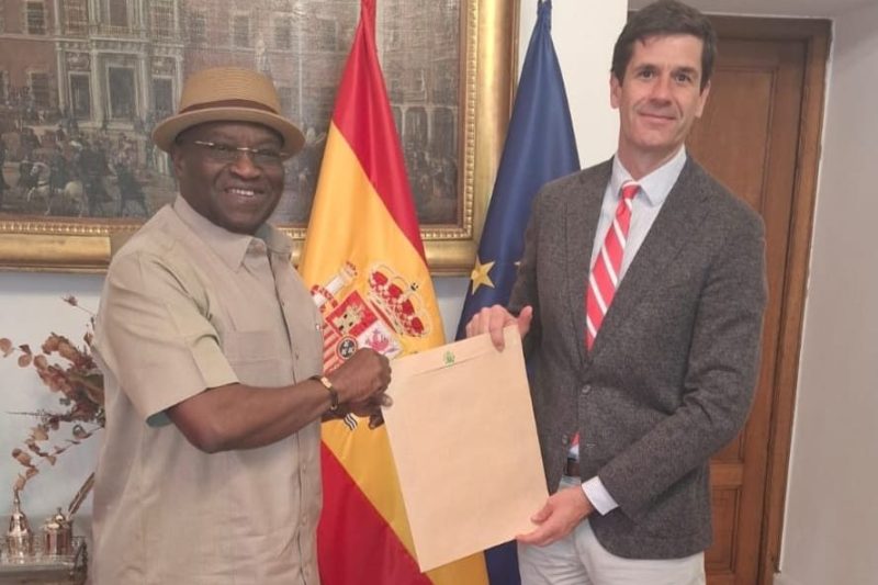 H.E. DR. OKEZIE VICTOR IKPEAZU, NIGERIAN AMBASSADOR TO THE KINGDOM OF SPAIN, PRESENTED COPIES OF HIS&hellip;