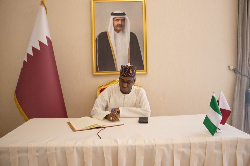 Ambassador Dunoma Umar Ahmed, signed the Book of Condolences on the passing of His Highness Sheikh H&hellip;