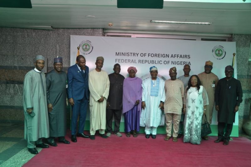 HONOURABLE MINISTER OF STATE FOR FOREIGN AFFAIRS RECEIVES COUNCIL OF RETIRED FEDERAL PERMANENT SECRE&hellip;