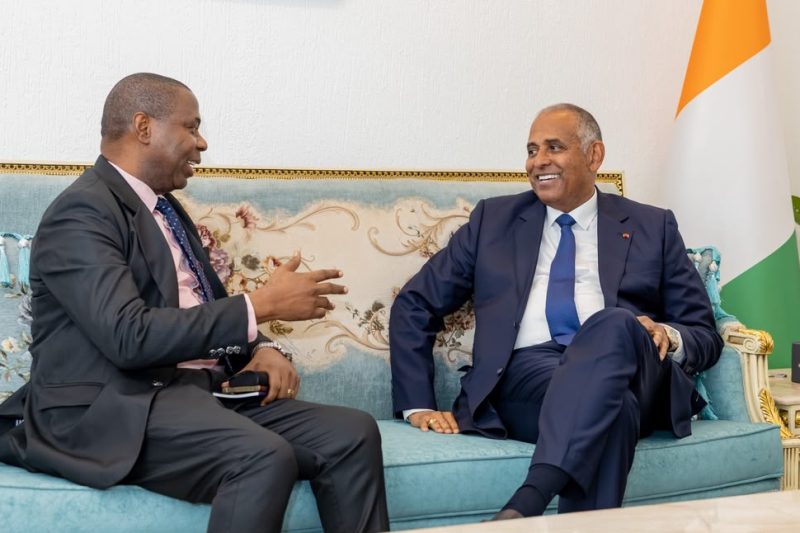 Ambassador Ezenwa Nwaobiala, met with the President of the National Assembly of the Republic of Côte&hellip;