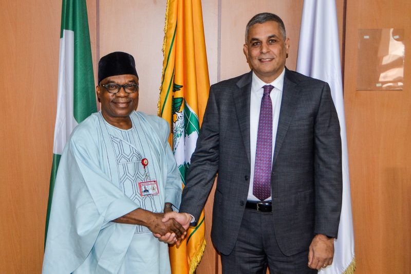 Amb. Sola Enikanolaye received in audience, the Ambassador of the Arab Republic of Egypt to Nigeria,&hellip;
