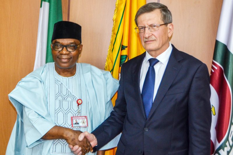 Amb. Sola Enikanolaye received the out-going Ambassador of the Russian Federation to Nigeria, His Ex&hellip;