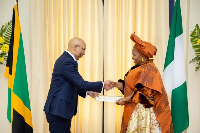 NIGERIA’S HIGH COMMISSIONER TO JAMAICA PRESENTS LETTERS OF CREDENCE TO GOVERNOR-GENERAL, SIR PATRICK&hellip;