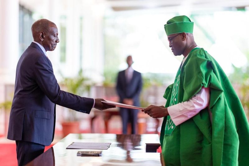 NIGERIA, KENYA DEEPEN BILATERAL RELATIONS AS HIGH COMMISSIONER PRESENTS LETTERS OF CREDENCE TO PRESI&hellip;