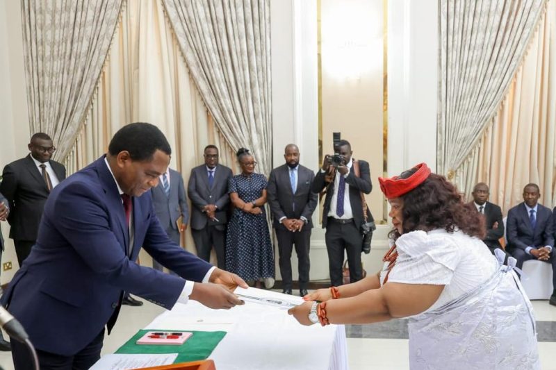 NIGERIA, ZAMBIA ADVANCE BILATERAL COOPERATION AS HIGH COMMISSIONER EFE CLARK-OMERU PRESENTS LETTERS &hellip;