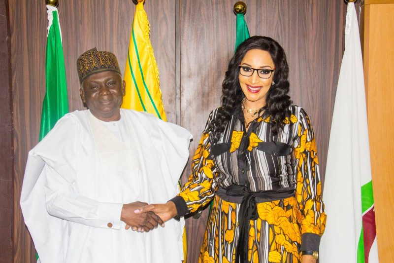AMB. BIANCA ODUMEGWU-OJUKWU RECEIVED THE DIRECTOR GENERAL OF NTAC RT. HON. (DR.) YUSUF BUBA YAKUB.