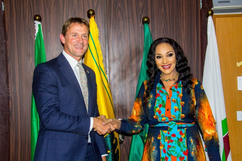 AMB. BIANCA ODUMEGWU-OJUKWU RECEIVED THE NEW BRITISH HIGH COMMISSIONER TO NIGERIA, H.E.