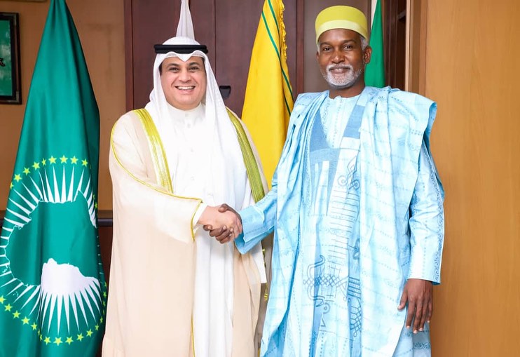 H. E. Yusuf Maitama Tuggar (OON) received the farewell visit of the outgoing Ambassador of Kuwait to Nigeria, H.E. Abdulaziz Muhammad Albisher