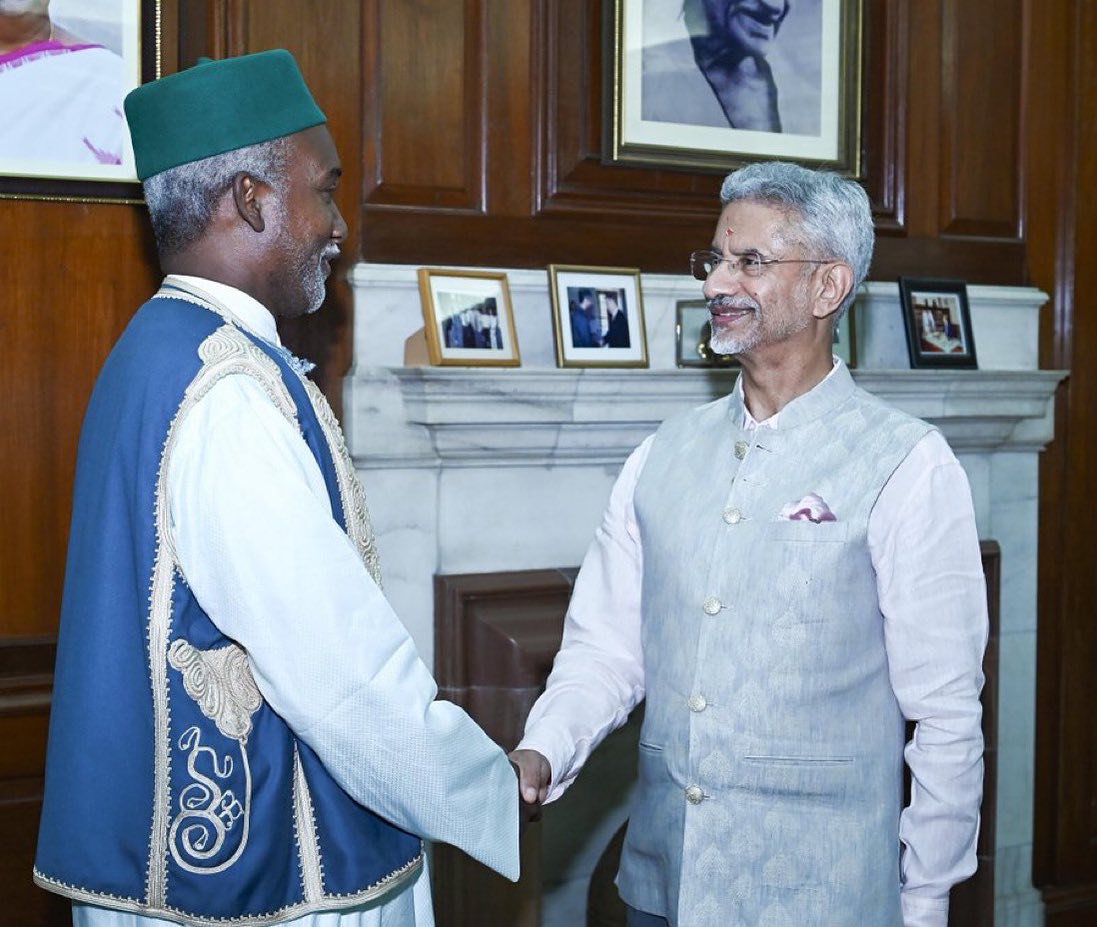 H.E. Yusuf Maitama Tuggar (OON) met with H.E. Dr. S. Jaishankar, Minister of External Affairs of India on the fringes of the G20 Summit in New Delhi