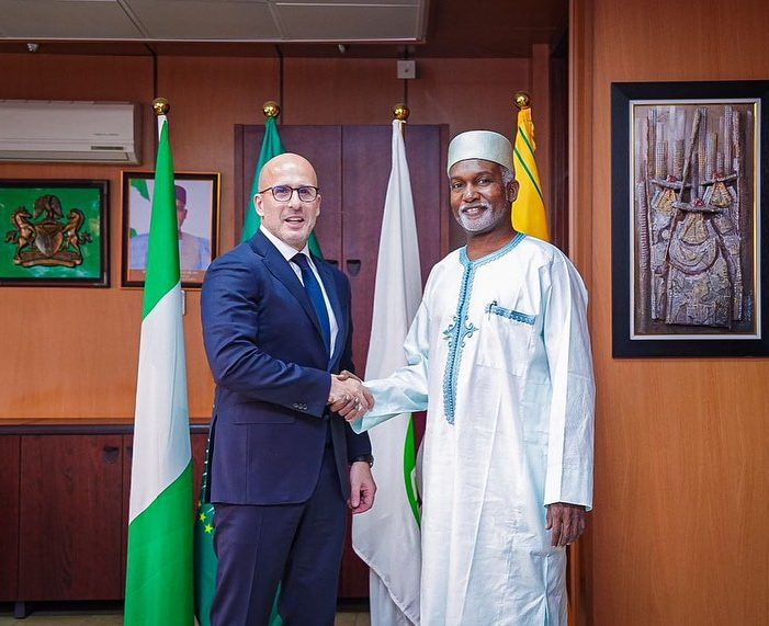 Ambassador Yusuf M. Tuggar (OON) received in audience His Excellency James Christoff