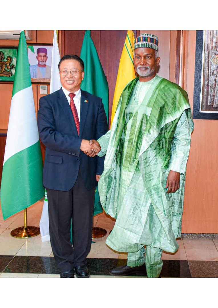 Ambassador Yusuf M. Tuggar (OON) received on a farewell visit His Excellency Cui Jianchun