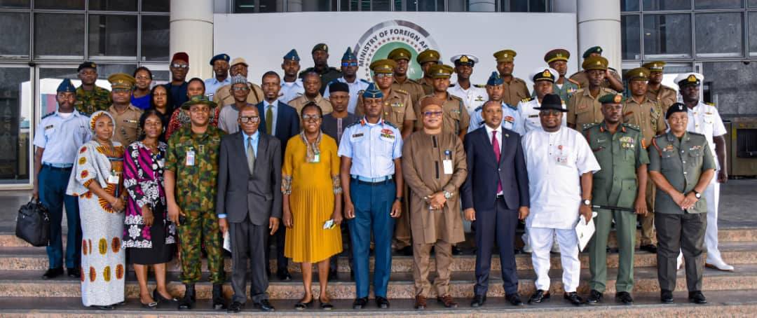 Courtesy visit of a delegation from the Senior Joint Command and Staff Course of Kenya.