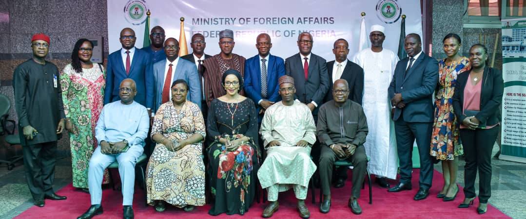 The West African Ambassadors/ High Commissioners accredited to Nigeria paid a courtesy call on Nigeria’s Minister of State for Foreign Affairs,