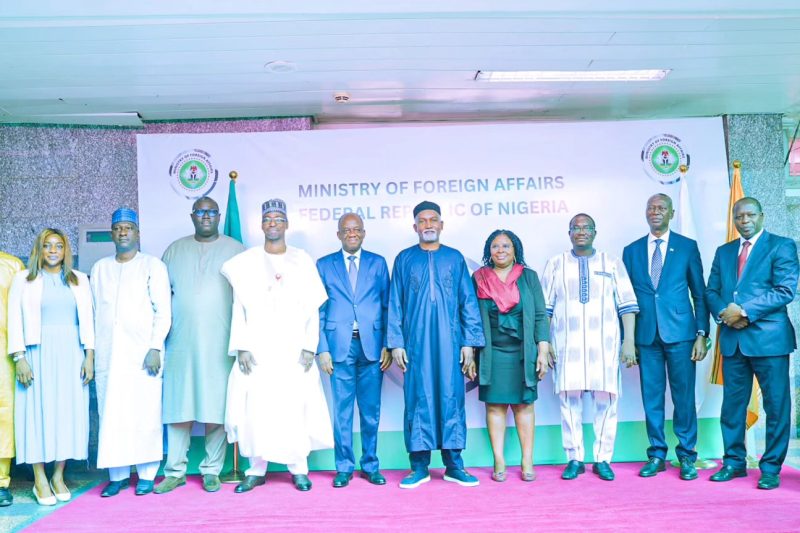 Ambassador Yusuf Maitama Tuggar briefed Ambassadors and Heads of Diplomatic Missions from West Afric…